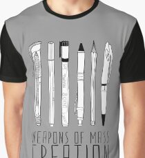 Armes de création de masse (sur fond gris) T-shirt graphique