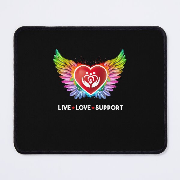 Item preview, SOCIAL WORK HEART WINGS - LIVE LOVE designed and sold by RoselinLove.