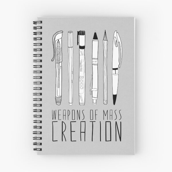 Item preview, Weapons Of Mass Creation (on grey) designed and sold by BiancaGreen.
