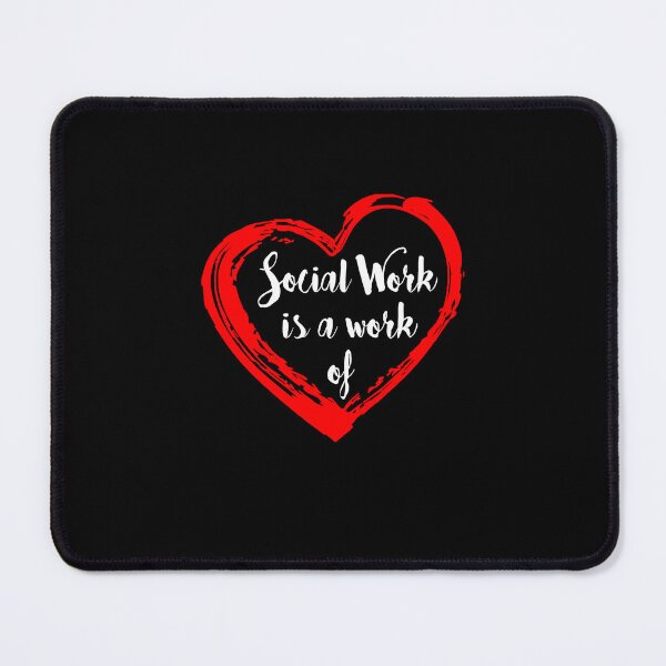 Item preview, Social Work is a work of heart 1 designed and sold by RoselinLove.