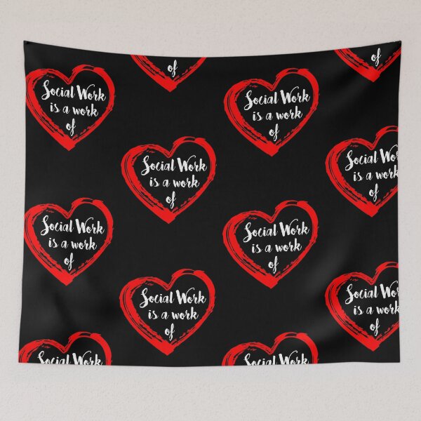 Item preview, Social Work is a work of heart 1 designed and sold by RoselinLove.