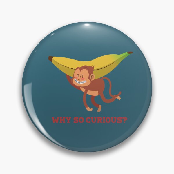 Item preview, Why so curious  cute monkey   designed and sold by Erosten17.