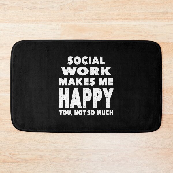 Item preview, Social Work Makes me happy designed and sold by RoselinLove.