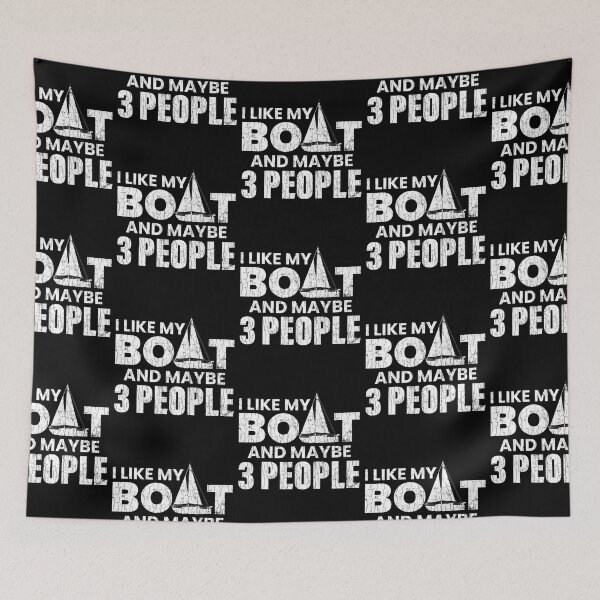 Item preview, I Like My Boat Funny Sailor Sailing Sailboat Yacht designed and sold by lloyd68.