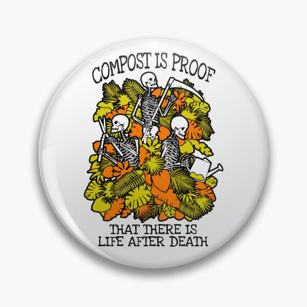 Item preview, Funny Gardening Compost Life After Death Skeleton Gardener designed and sold by GrandeDuc.