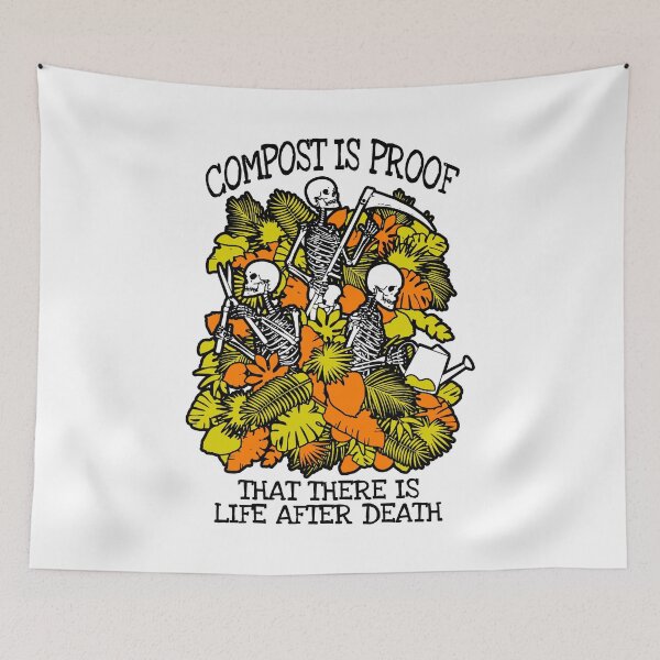 Item preview, Funny Gardening Compost Life After Death Skeleton Gardener designed and sold by GrandeDuc.