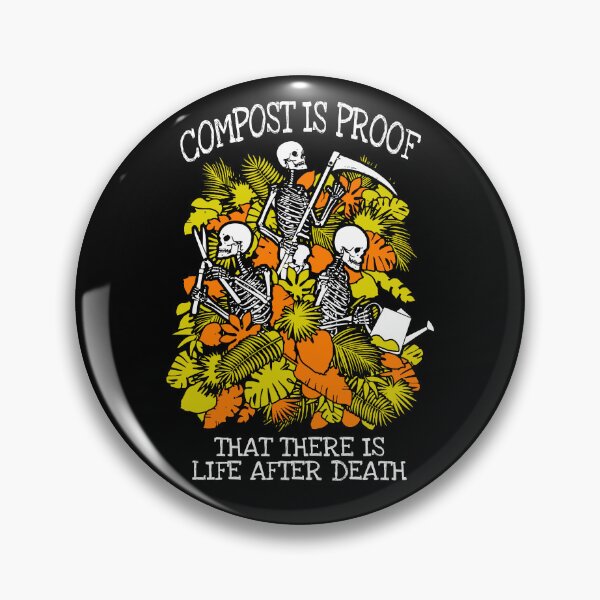 Item preview, Funny Gardening Compost Life After Death Skeleton Gardener designed and sold by GrandeDuc.