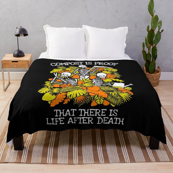 Item preview, Funny Gardening Compost Life After Death Skeleton Gardener designed and sold by GrandeDuc.