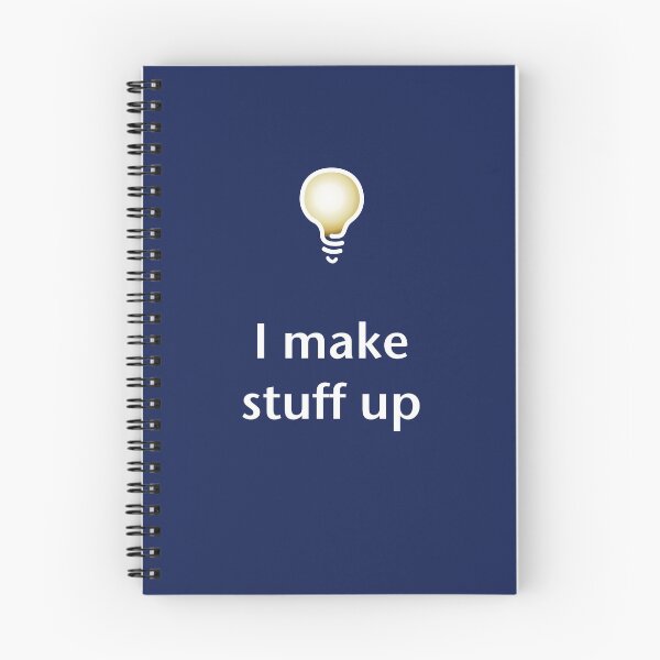 Item preview, Make Stuff Up (Dark) designed and sold by solublepeter.