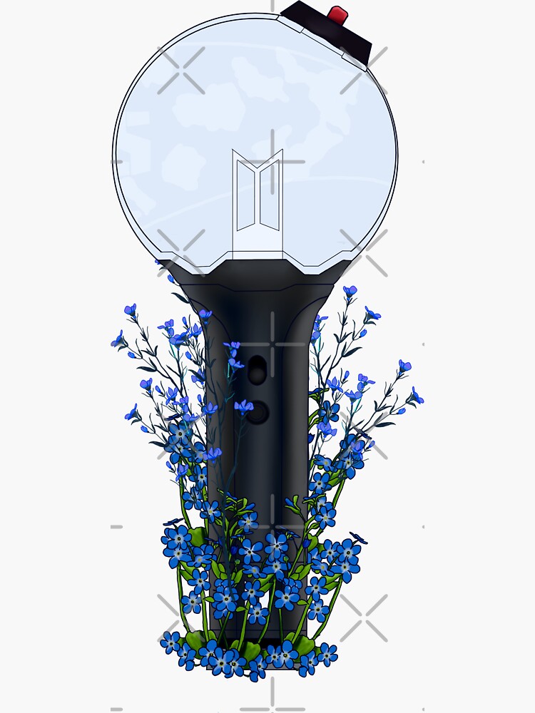 Mamamoo Floral Lightstick kpop  Sticker for Sale by Raquel Maia