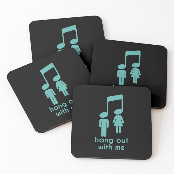 Item preview, music note hang out with me funny tee designed and sold by quickkaart.