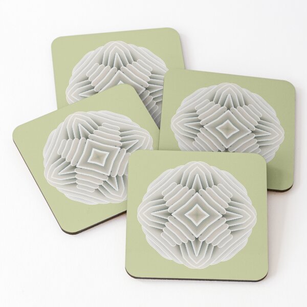 Item preview, THE OMEN Flower Burst - Thistle Green CP22052e designed and sold by Carina Parry Studios.
