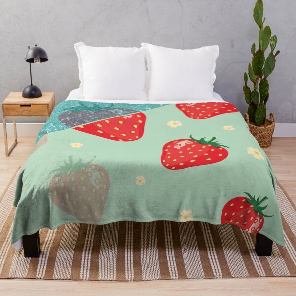 Item preview, lime green glitter strawberry summer pattern designed and sold by Beeroclock.