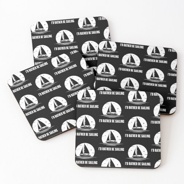 Item preview, I'd Rather Be Sailing Boating Nautical Funny Sailor designed and sold by lloyd68.