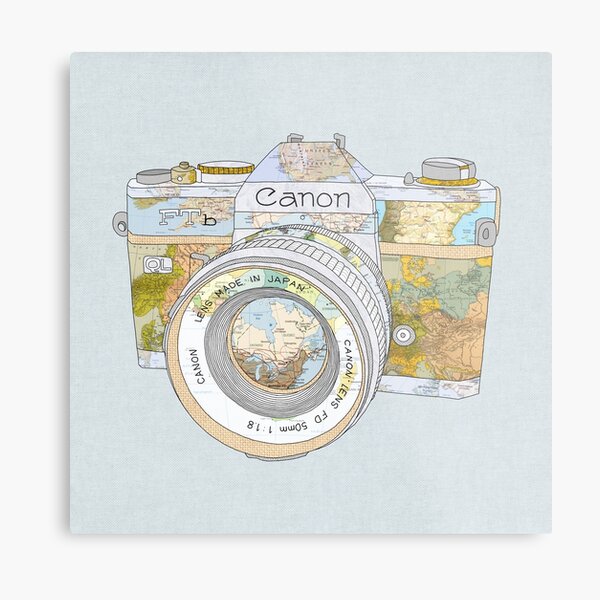 TRAVEL CAN0N Metal Print