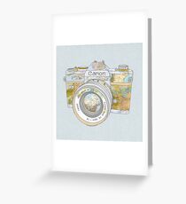 TRAVEL CAN0N Greeting Card
