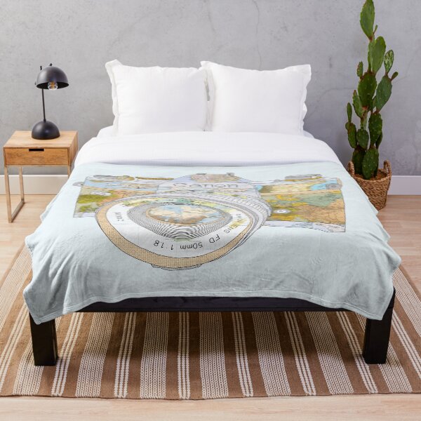TRAVEL CAN0N Throw Blanket