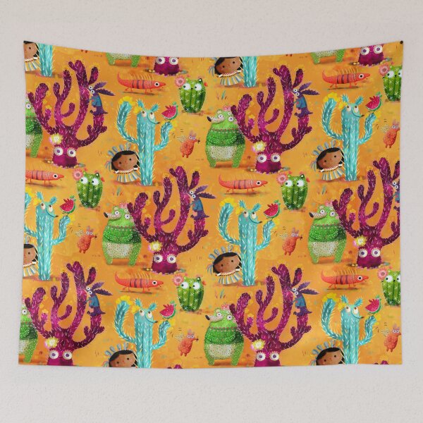 Item preview, The Day at the Oaxaca Desert designed and sold by monikasuska.