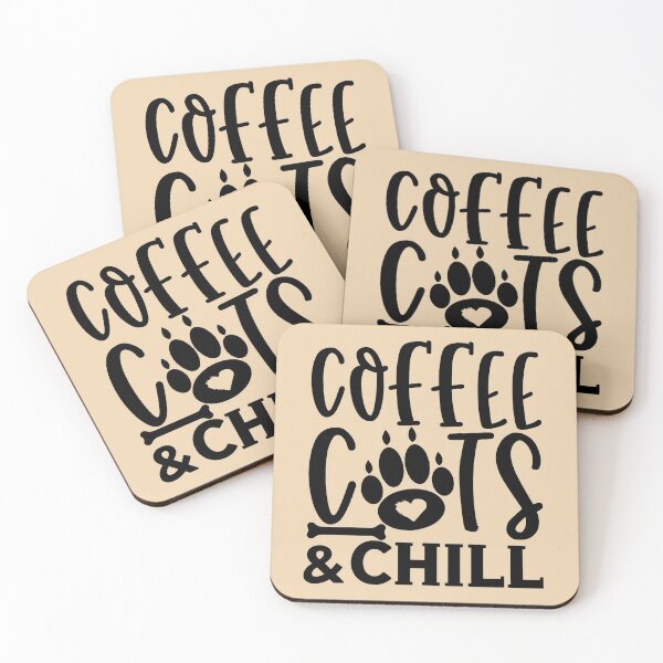 Item preview, Coffee, Cats And Chill designed and sold by InspiredByPros.