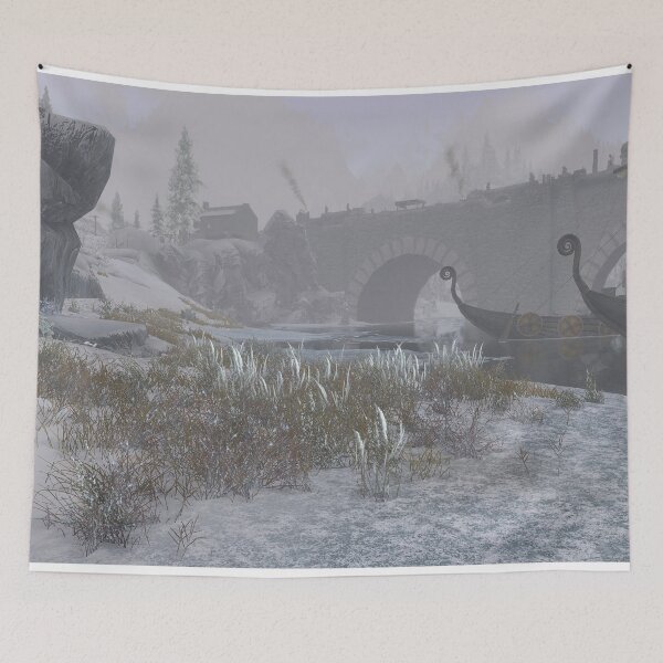 Item preview, Fishing Ships Dock Under the City Bridge - Fantasy  designed and sold by brimstoneGFX.