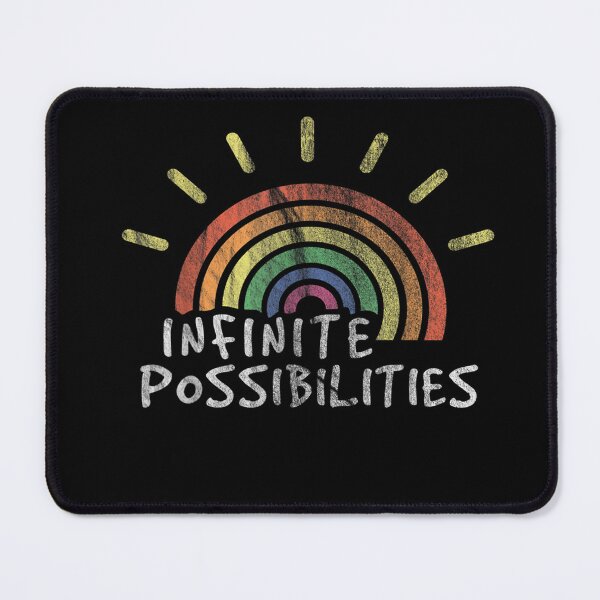 Item preview, Infinite Possibilities Distressed Rainbow Back to School T-Shirt designed and sold by BlustRudeger.