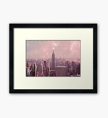 Stardust Covering New York Framed Print