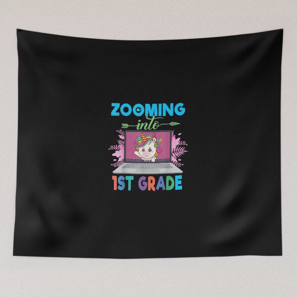 Item preview, ing Into 1st Grade Funny Unicorn Virtual Back To School T-Shirt designed and sold by BlustRudeger.