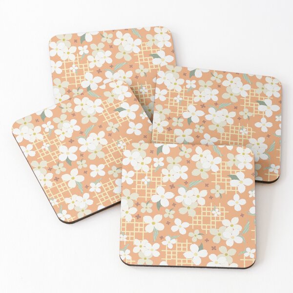 Item preview, Dogwood Flowers with Lattice  designed and sold by anzelas.