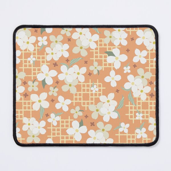 Item preview, Dogwood Flowers with Lattice designed and sold by anzelas.