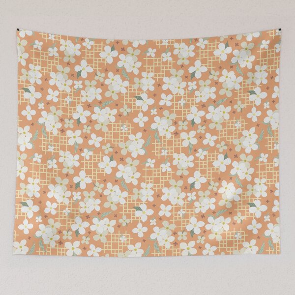 Item preview, Dogwood Flowers with Lattice  designed and sold by anzelas.