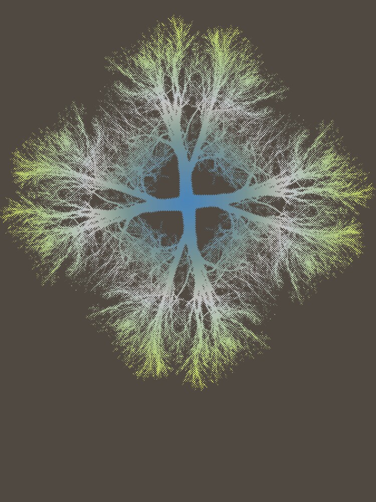 Thumbnail 7 of 7, Essential T-Shirt, exponential bifurcation | gradient designed and sold by sjem.