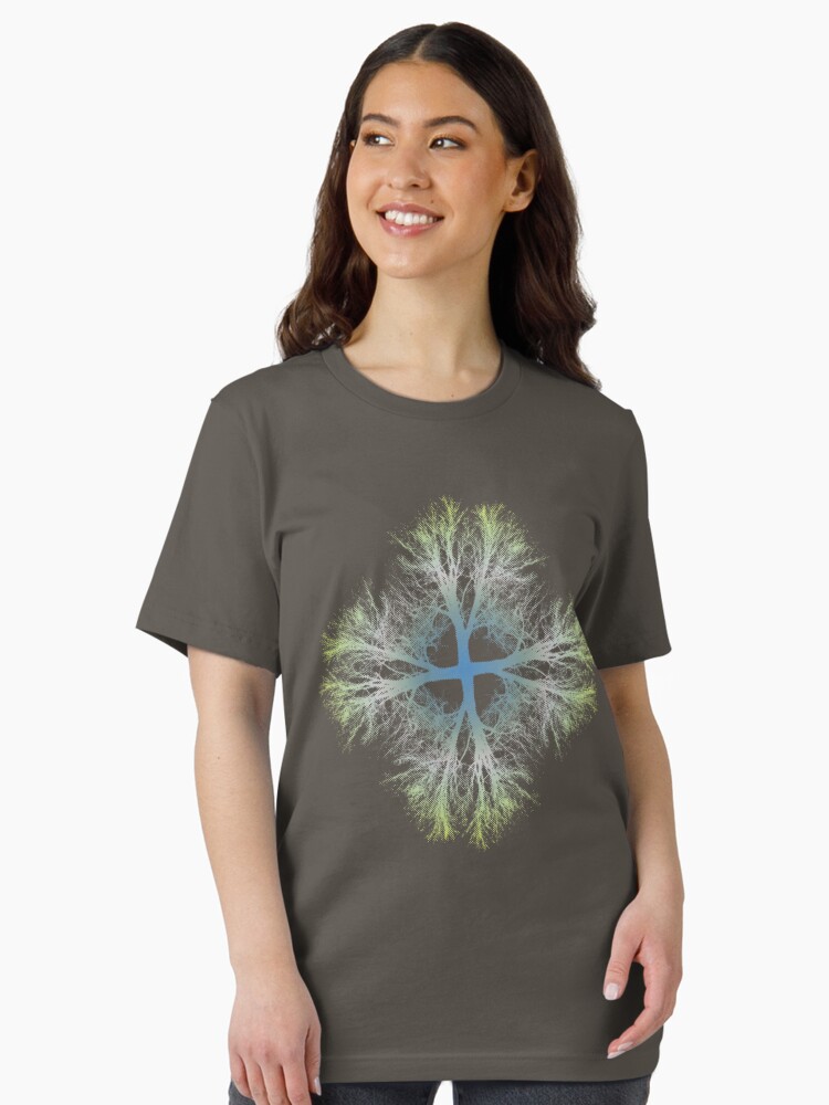 Thumbnail 1 of 7, Essential T-Shirt, exponential bifurcation | gradient designed and sold by sjem.