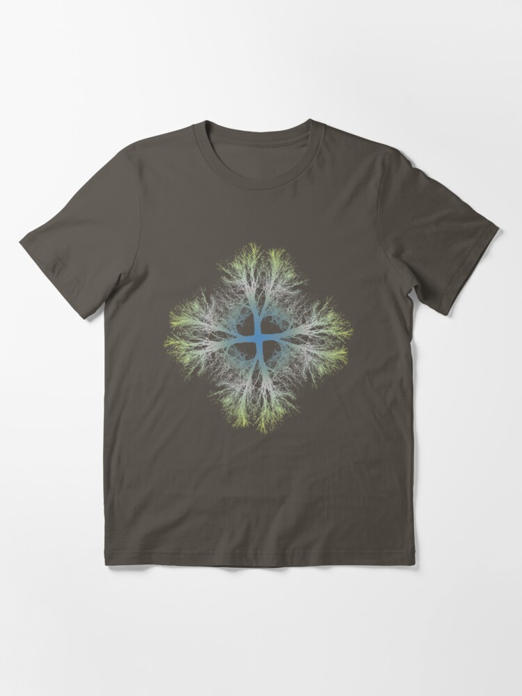 Thumbnail 3 of 7, Essential T-Shirt, exponential bifurcation | gradient designed and sold by sjem.