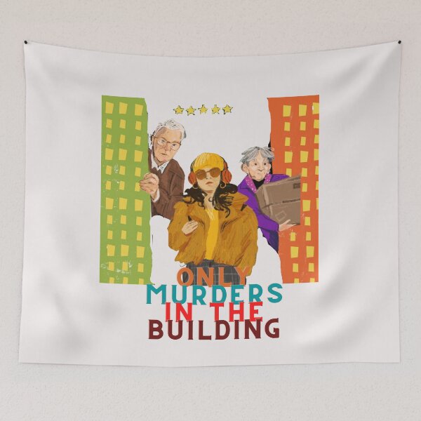 Item preview, only murders in the building t-shirts, murder in the building essential t-shirts designed and sold by BLUE  bubble.