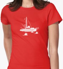 Jaws - Orca with Barrels Women's Fitted T-Shirt