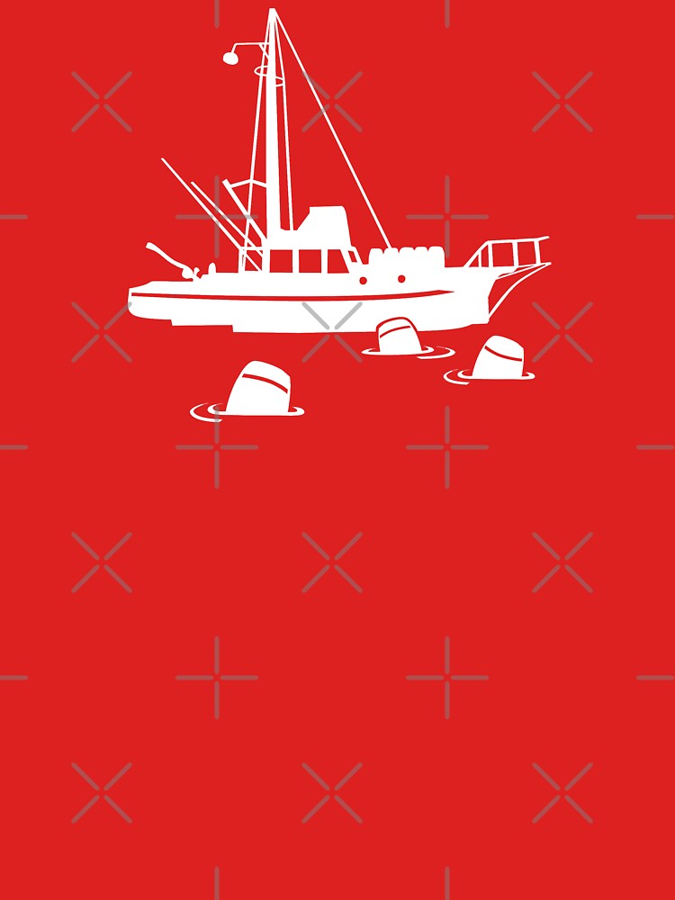 "Jaws - Orca with Barrels" T-shirt by luffans | Redbubble