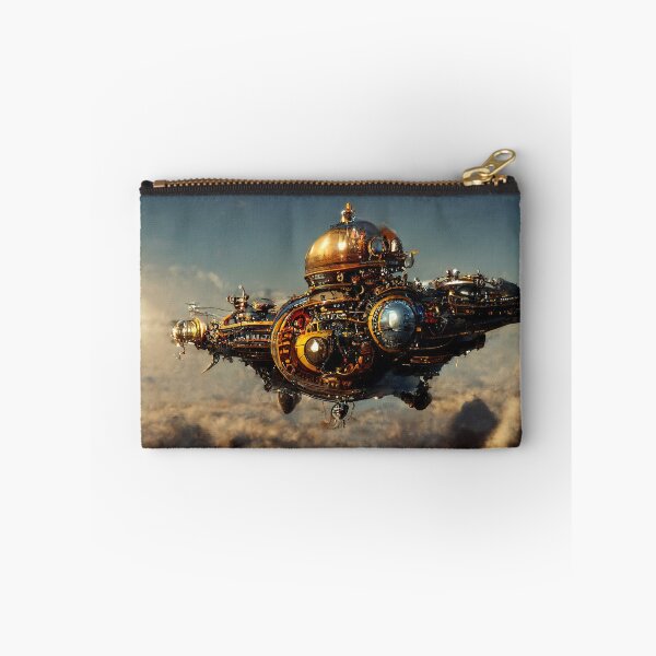 Item preview, Steampunk Spaceship designed and sold by AM FineArtPrints.
