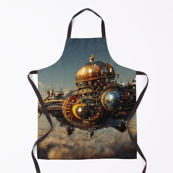 Item preview, Steampunk Spaceship designed and sold by AM FineArtPrints.