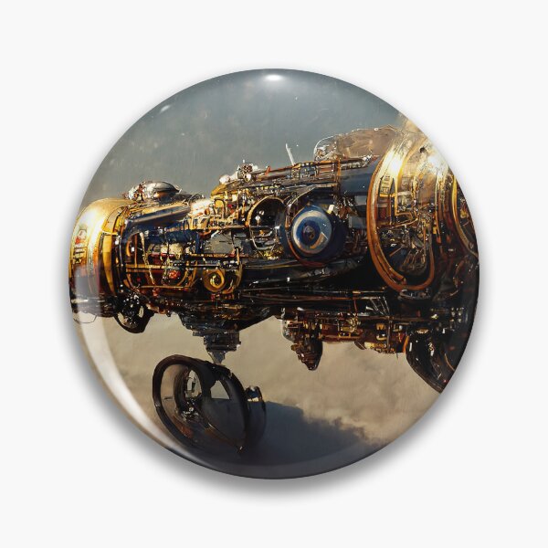 Item preview, Steampunk Spaceship designed and sold by AM FineArtPrints.