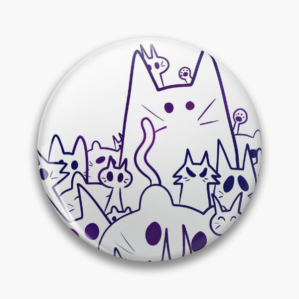 Item preview, Kitty Cat Crowd designed and sold by AvalonUnmuzzled.