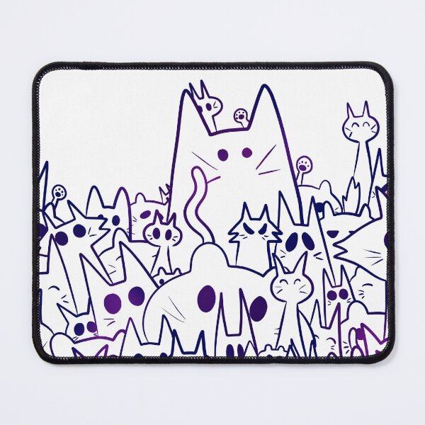Item preview, Kitty Cat Crowd designed and sold by AvalonUnmuzzled.