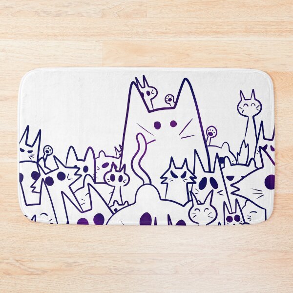 Item preview, Kitty Cat Crowd designed and sold by AvalonUnmuzzled.
