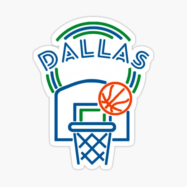 Item preview, Film champion Dallas Mavericks Neon Dallas Basketball designed and sold by KonstantinWeise.