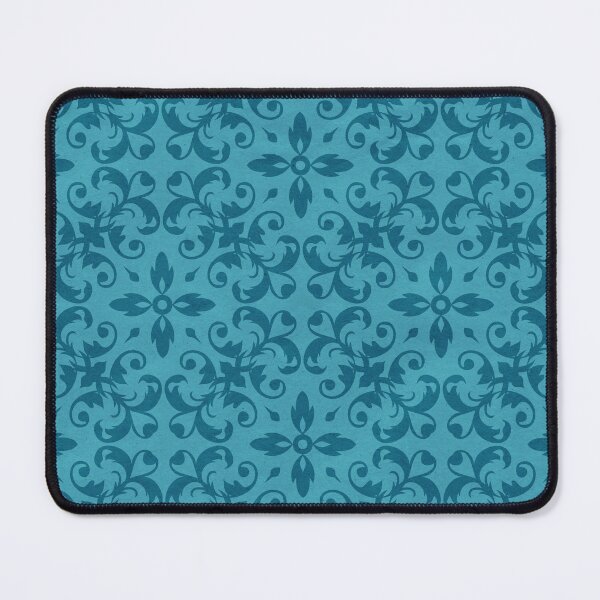 Item preview, Blue Teal Damask Pattern, an elegant pattern in blue and teal tones, lovely damask design designed and sold by Orianah.