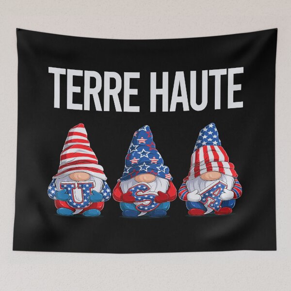 Item preview, Happy USA Gnomes Terre Haute designed and sold by xaviajames9.