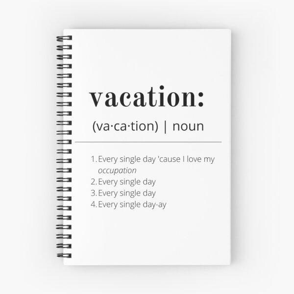 Item preview, Vacation Is My Occupation   designed and sold by cuthead.