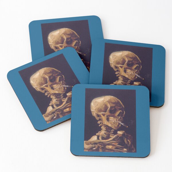 Item preview, Vincent Van Gogh_s _Skull with a Burning Cigarette_    designed and sold by cuthead.
