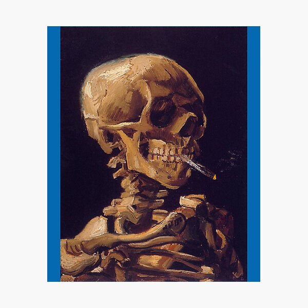 Item preview, Vincent Van Gogh_s _Skull with a Burning Cigarette_    designed and sold by cuthead.
