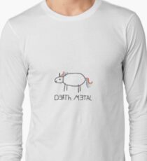 Death Metal Einhorn Langarmshirt