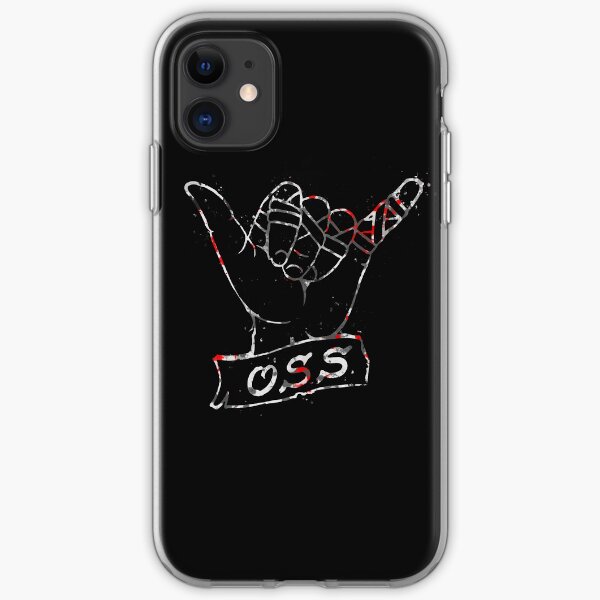 OSS Hand ( BJJ / Brazilian Jiu Jitsu ) iPhone Soft Case